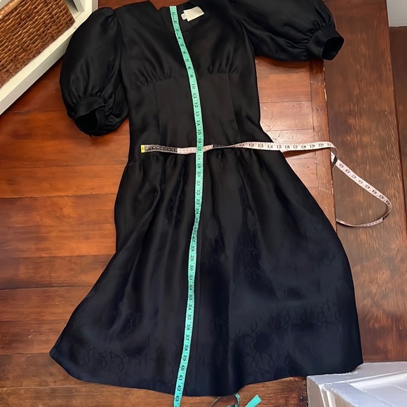 Givenchy Nouvelle Botique Made in France Avant Gard Black Silk Dress - Picture 5 of 14